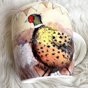 Alex Clark Squash Mug Cup Queen By Churchill Bunting Pheasant Mellow Yellows